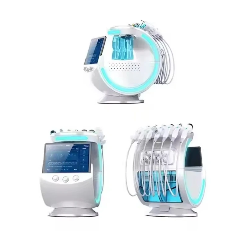 20257 in 1  Facial Machine Professional Ultrasonic Rejuvenation Dermabrasion  For Hydradermabrasion，RF Wrinkle Remova.