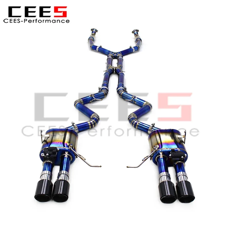 cees Tuning Exhaust Pipes for BMW M3 E90/E92/E93 4.0L 2007-2013 Performance Titanium Car Exhaust Catback Escape Muffler System