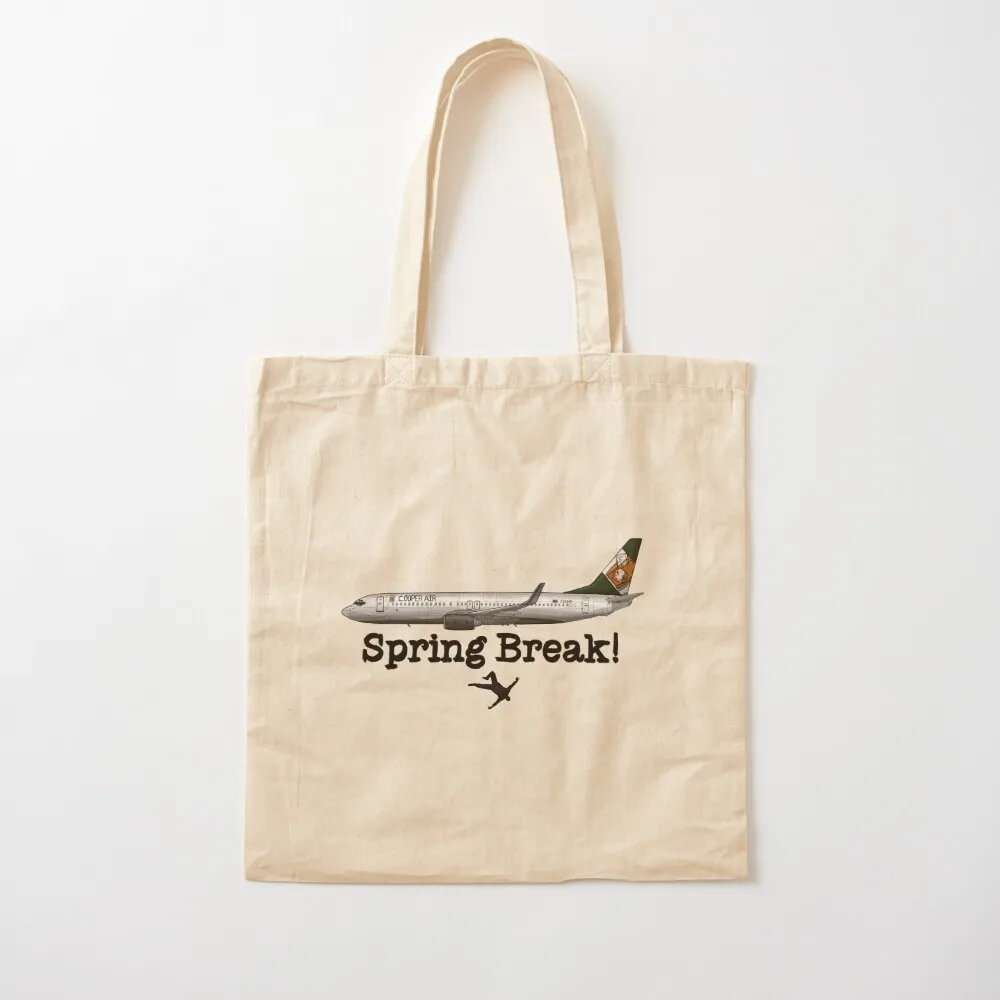 

Spring Break Buzzfeed Unsolved Inspired Print Sticker Tote Bag shopper bag woman Beach bag custom tote Canvas Tote