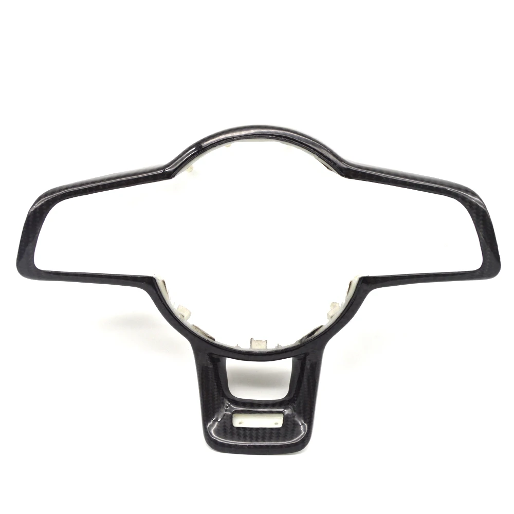 

Car modification carbon fiber sports version steering wheel button frame