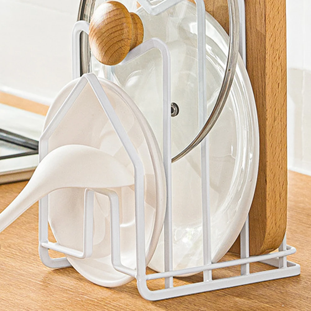

Pot Pan Lid Holder Kitchen Shelf Chopping Board Organizer Drain Storage Shelf For Kitchenware Dishes Rack Compatible