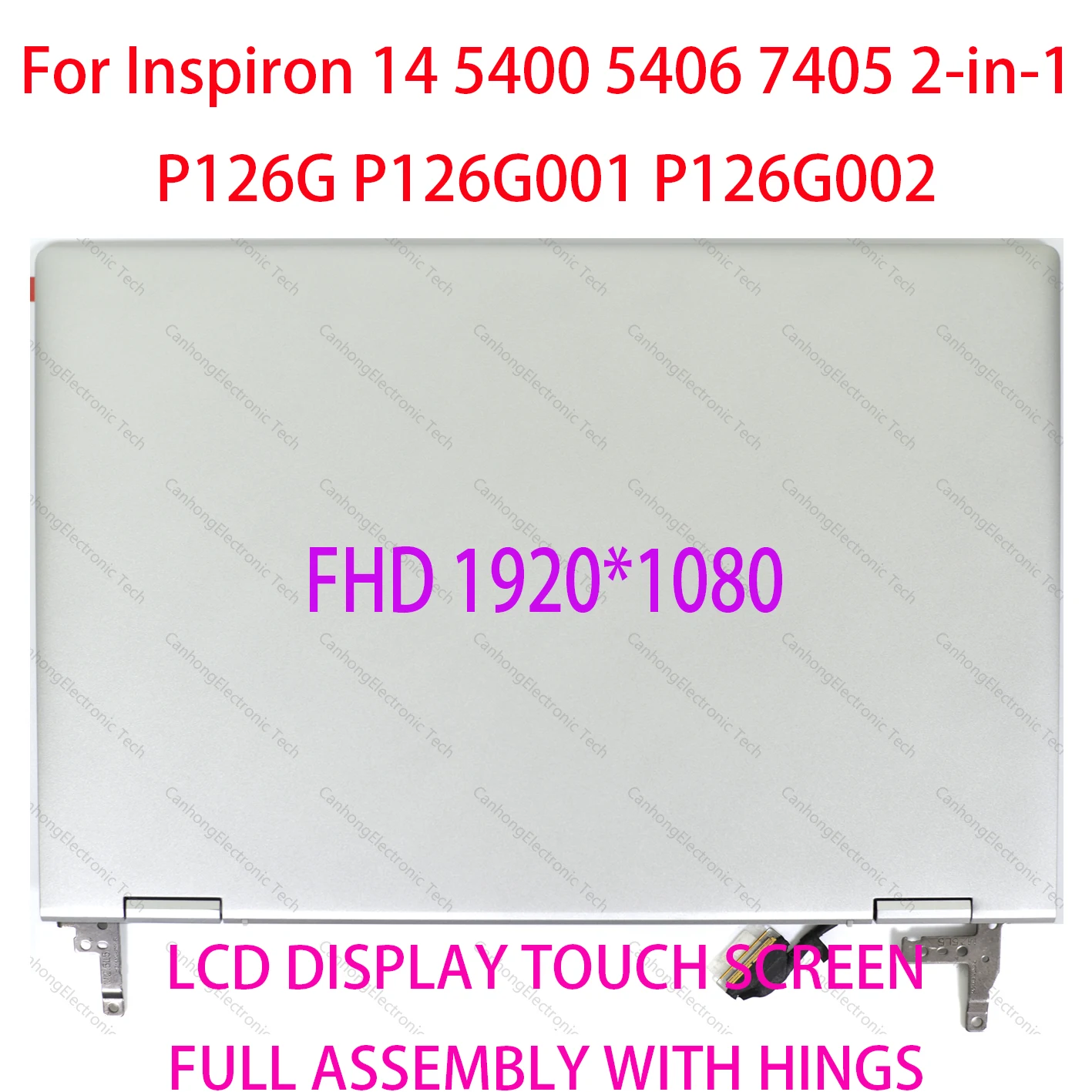Imagem -02 - Substituição do Ecrã Lcd Substituição do Ecrã Táctil 14 Dell Inspiron 5400 5406 7405 em P126g P126g002 Montagem Completa