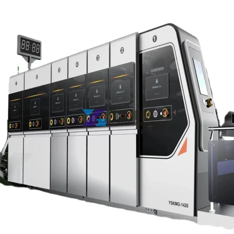 Corrugated Carton Box Making Machines and Carton Paper Making Machinery Set with Printing Slotting and Diecutting Feature Price
