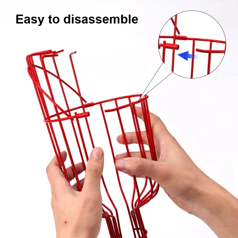 Telescopic Fruit Picker Stainless Steel High Altitude Picking Rod 3 Sections 1.38M Fruit Picker Portable Garden Hand Tools