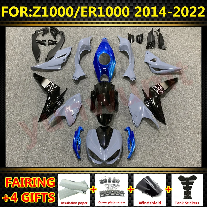 Motorcycle Injection mold Full Fairing Kit fit For Z1000 ER1000 2014 2015 2016 2017 2018 - 2024 Bodywork fairings kits