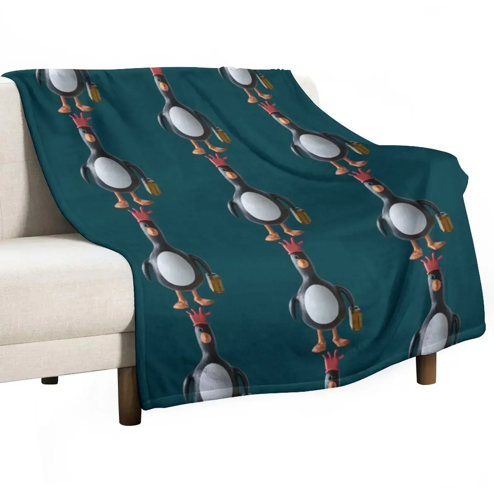 

New Feathers Mcgraw Carry Suitcase Cool Throw Blanket Beach Tourist for sofa Large Blankets