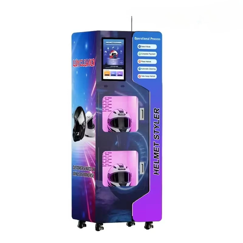 Helmet cleaning machine ex-factory price, automatic motorcycle helmet cleaning vending machine