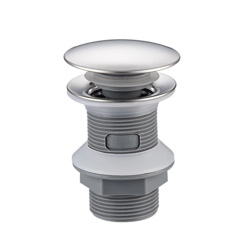 

Bathroom Basin Sink Drainer Bounce Type Sink Drain Stopper Push Button Sink Plug Wash Basin Faucet Accessory Enduring