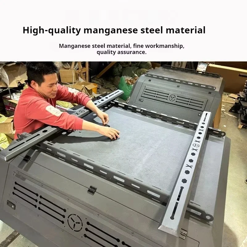 Heavy Duty Adjustable Roof Rack for 4x4 SUV Galvanized Steel Aluminum Alloy 100kg Cargo Carrier Platform