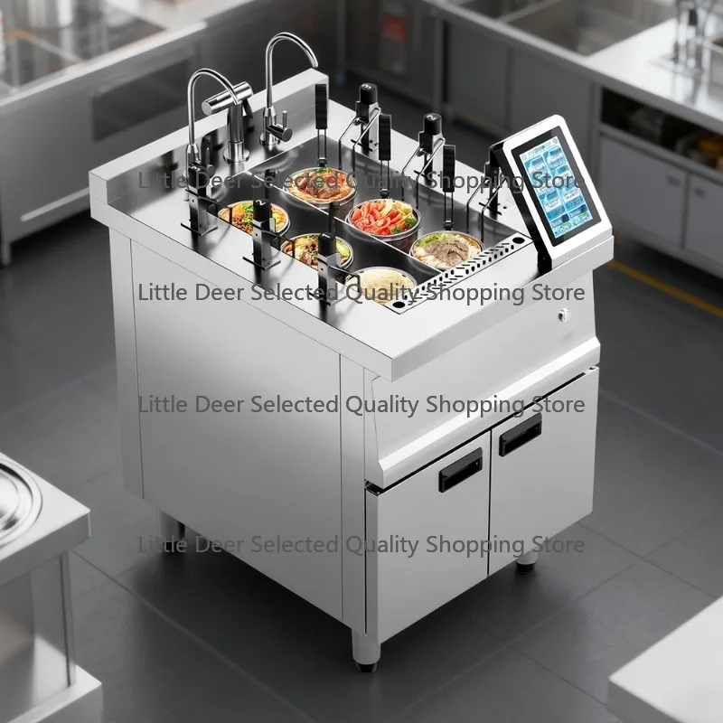Commercial 3 Heads 6 Heads Noodle Cooker Machine Ramen Noodle Cooker Electric Pasta Cooker Instant Noodles Automatic