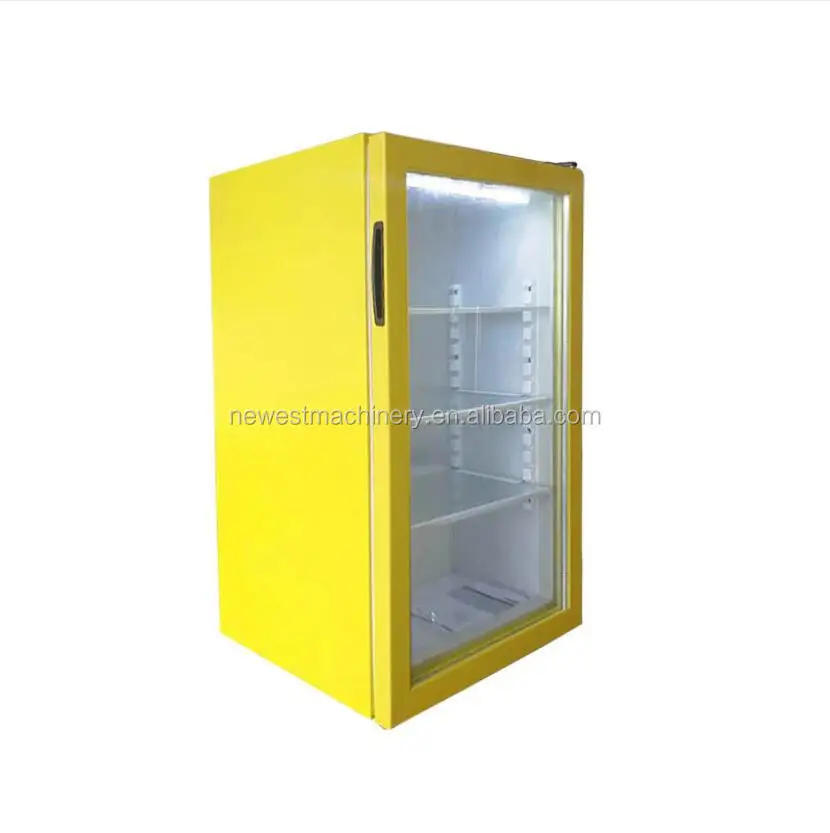 Glass Door Display Cooler Mini Fridge 30 Liter Glass Door Mini bar Fridge