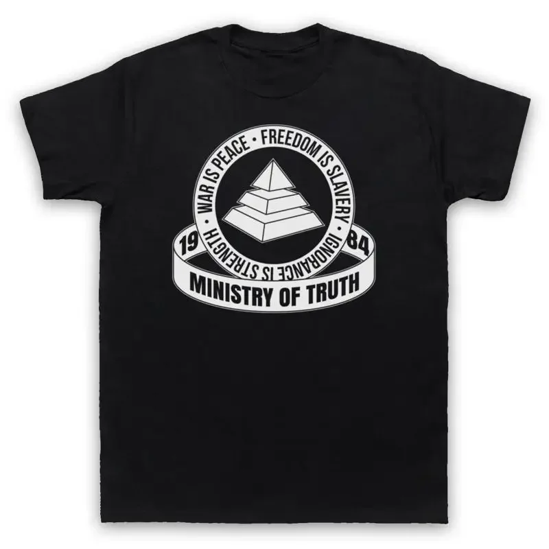 NINETEEN EIGHTY FOUR 1984 MINISTRY OF TRUTH MINITRUE MENS WOMENS T SHIRT