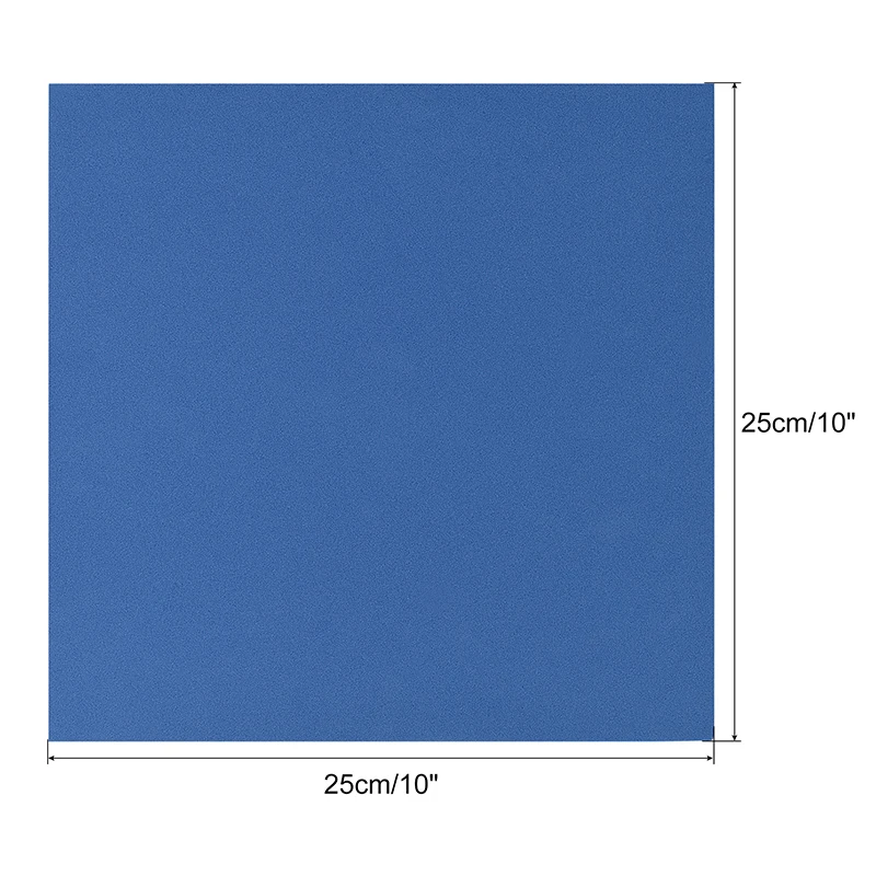 4 stücke 3/5/7/10mm blau eva schaum platten spone schaum 10x10 zoll handwerk eva blätter diy handgemachtes modell herstellungs material