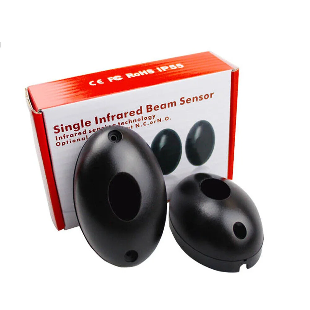DC/AC12-24V Detektor Inframerah Sensor IP55 Pintu Garasi dan Jendela Keamanan Jarak 20CM Fotosel Inframerah