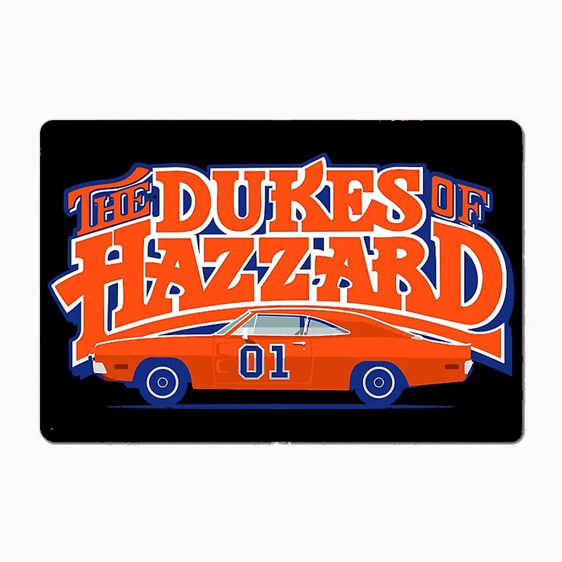 The Dukes of Hazzard General Lee Metal Sign Metal Poster Garage Room Wall Decoration Cinema Living Custom Tin Vintage Home Decor