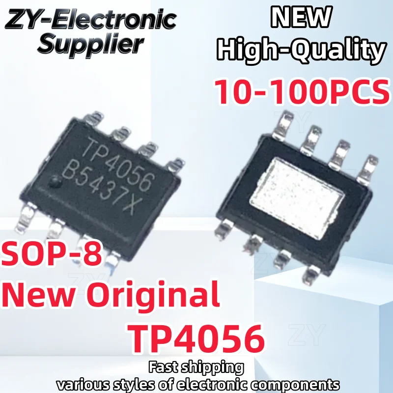 10-100Pcs Brand New Original TP4056E TP4056 4056E SOP-8 Best Quality Transistor Best Quality In Stock