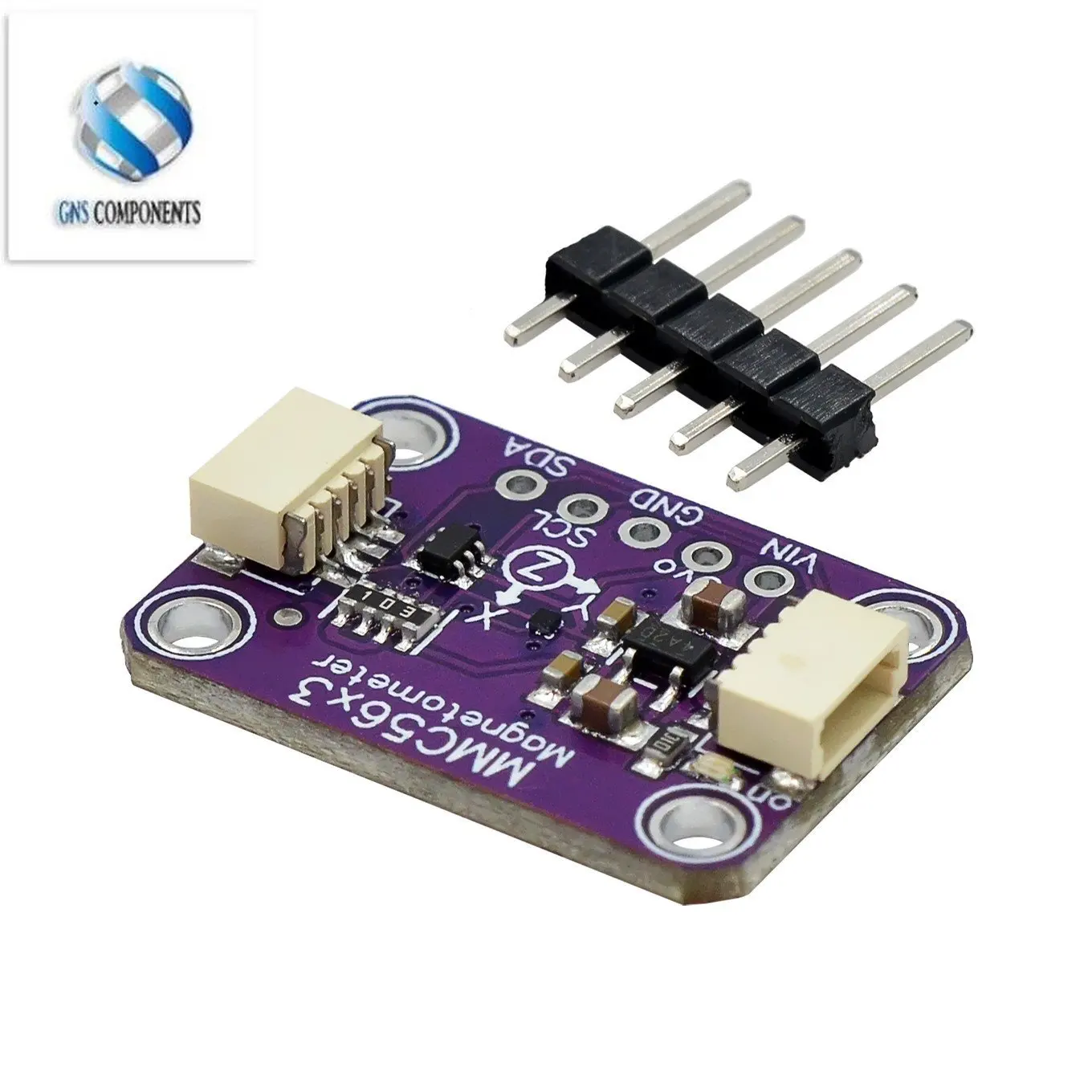 Magnetómetro triaxial MMC5603 para STEMMA para interfaz QT/Qwiic