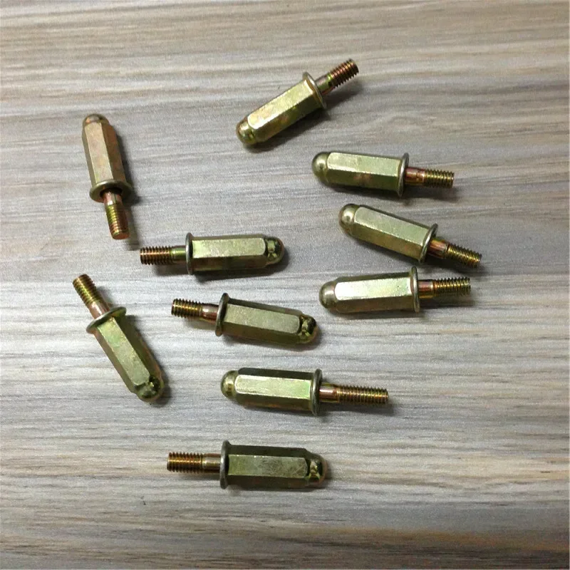 STARPAD For Motorcycle exhaust pipe screw nut 6mm for gy6 scooter moped small guy exhaust pipe screws and nuts