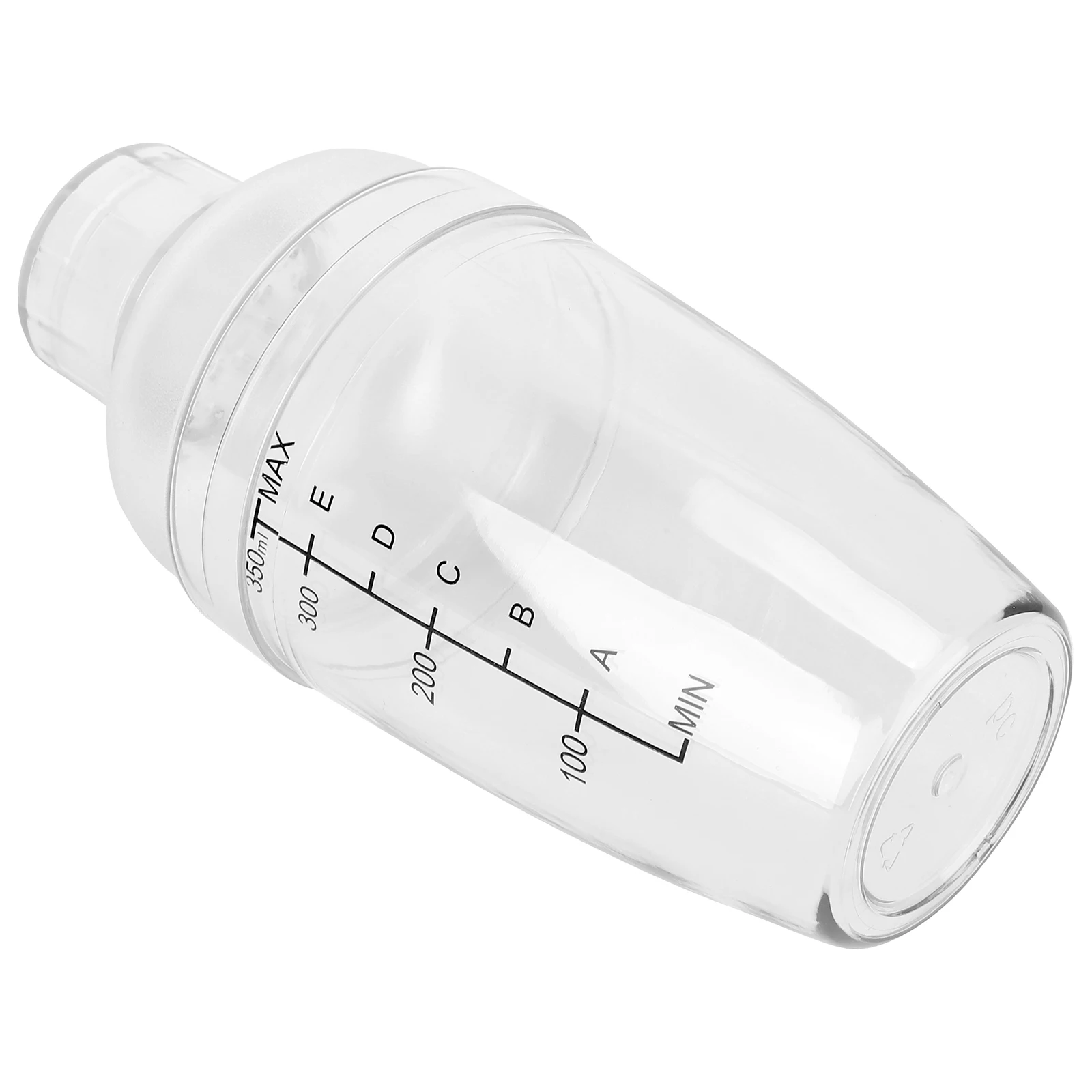 

350Ml Pc Resin Transparent Shaker Anti-Fall Anti-Scalding Wine Leakproof Clear Scale Heat Cold Resistant Bar