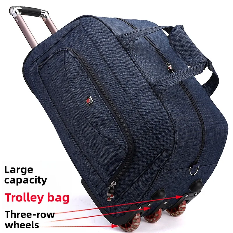large-capacity-stackable-handheld-travel-bag-roller-skate-bag-men's-luggage-suitcase-for-business-trips-and-tourism