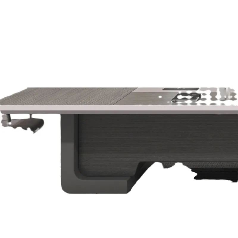 Conference table Long table Simple modern large office Conference table Long  and chair group Company negotiation