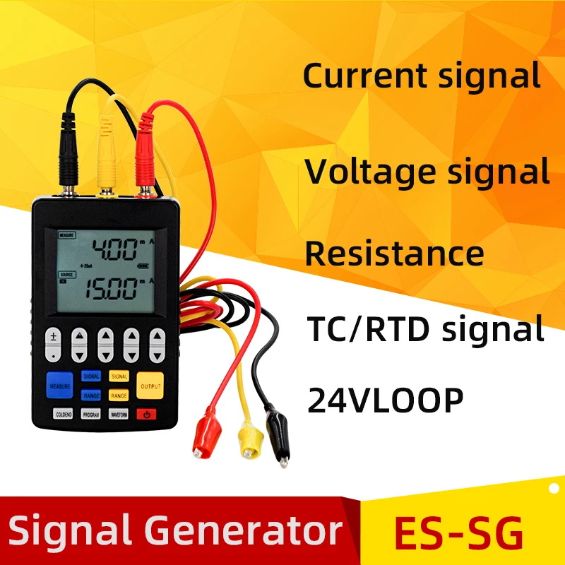 Source Signal Generator Adjustable Current Voltage 0-10V Simulator 4-20mA sinal Sources Transmitter Calibrator