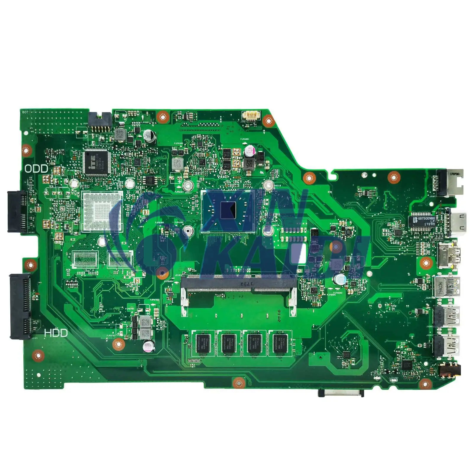 X751NA Mainboard For ASUS X751NV K751NV X751NC K751NA Laptop Motherboard With N3050 N3350 N3450 N4200 CPU 4G-RAM