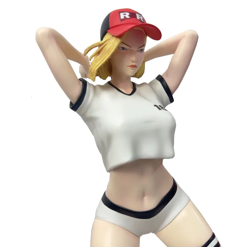2025 nueva serie de béisbol Emo figura de edición limitada Dragon Ball Z Anime Android 18 Lazuli juguete de acción coleccionable adorno Gk