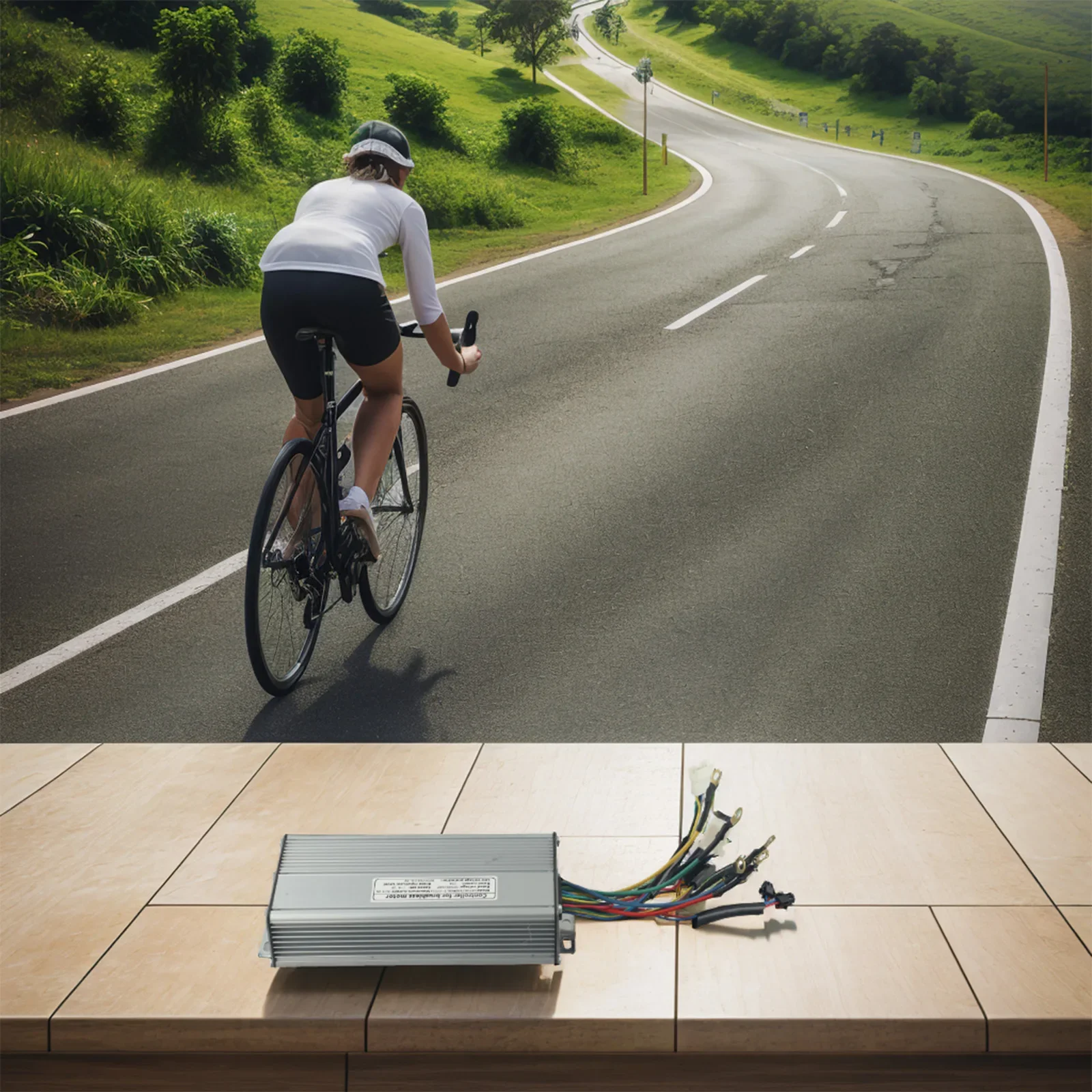 

36/48V 30A 1000W Electric Bicycle Controller Motor Drive Dual Mode E-Bike Square Wave Brushless Controller For Hallless Motor