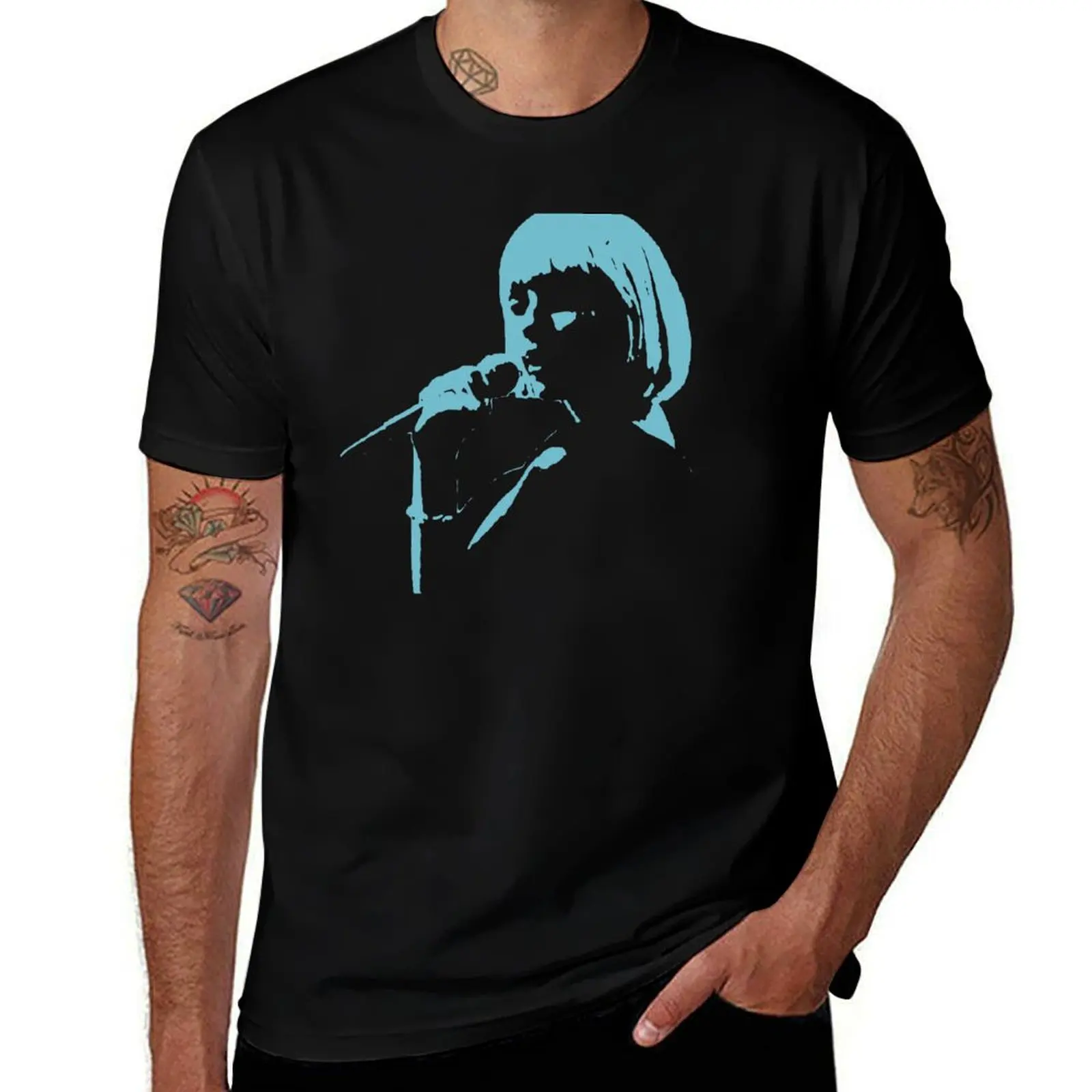 

fit shirts T-Shirt Blue shirts man lost scarlett t t 100% for in slim translation cotton man johansson