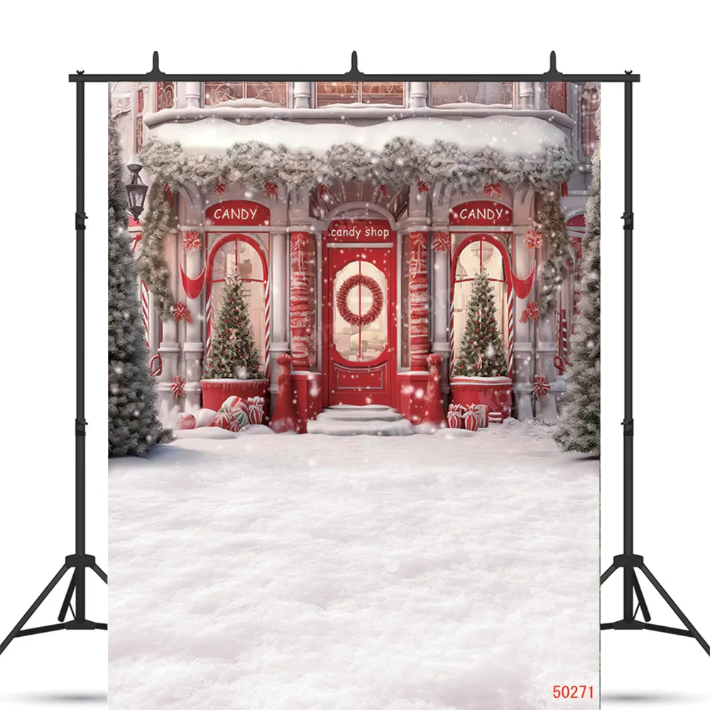 

SHENGYONGBAO Vinyl Christmas Theme Photography Background Props Pine Tree Family Festival Backdrops For Photo Studio ZM-08