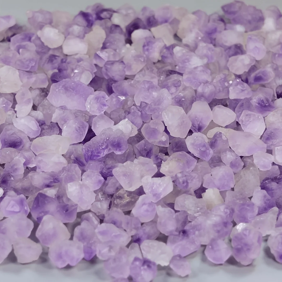 Natural Amethyst Crystal Buds Cluster Raw Quartz Point Purple Crystal Cluster Specimen for Home Decoration Jewelry Making