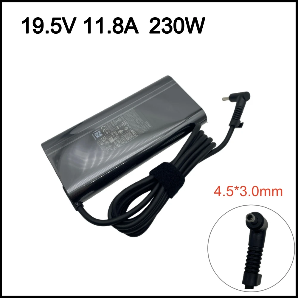 Adaptador de corriente para portátil de 230W 19.5V 11.8A 4.5*3.0mm para HP Omen 15 16 17 ZBook Fury 16 G8 G9 G10 Victus 16 TPA-DA12 M41303-001