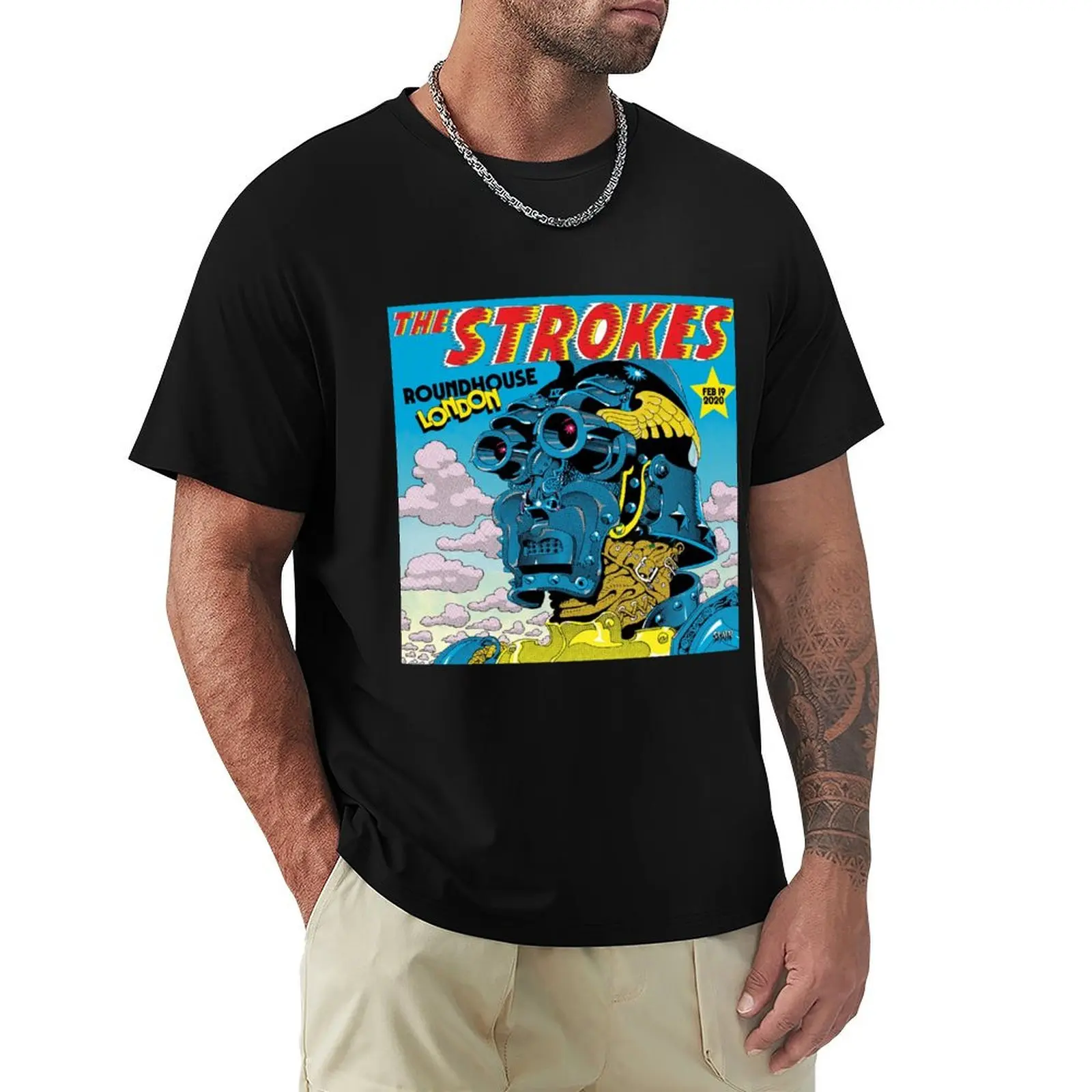 Roundhouse London T-Shirt Casual Simple Design Short Sleeve Shirt