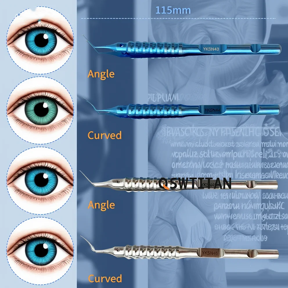 1.8mm Ophthalmic Small Incision Capsulorhexis Forceps  Stainless Steel Ophthalmic Surgical Instruments