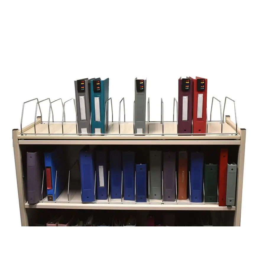 File Organization Chart Holder amp Accordion Binder Storage Rack Capacity 48W X 15D Desktop File Sorter amp Folder Organizers f