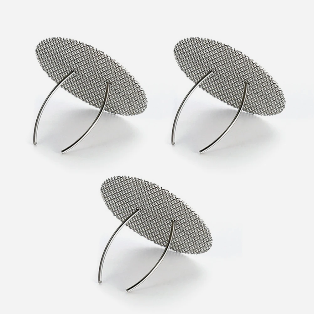 

3 Pcs Purple Clay Pot Filter Loose Tea Infuser Metal Mesh Stainless Steel Strainer Insert Fine Diffuser