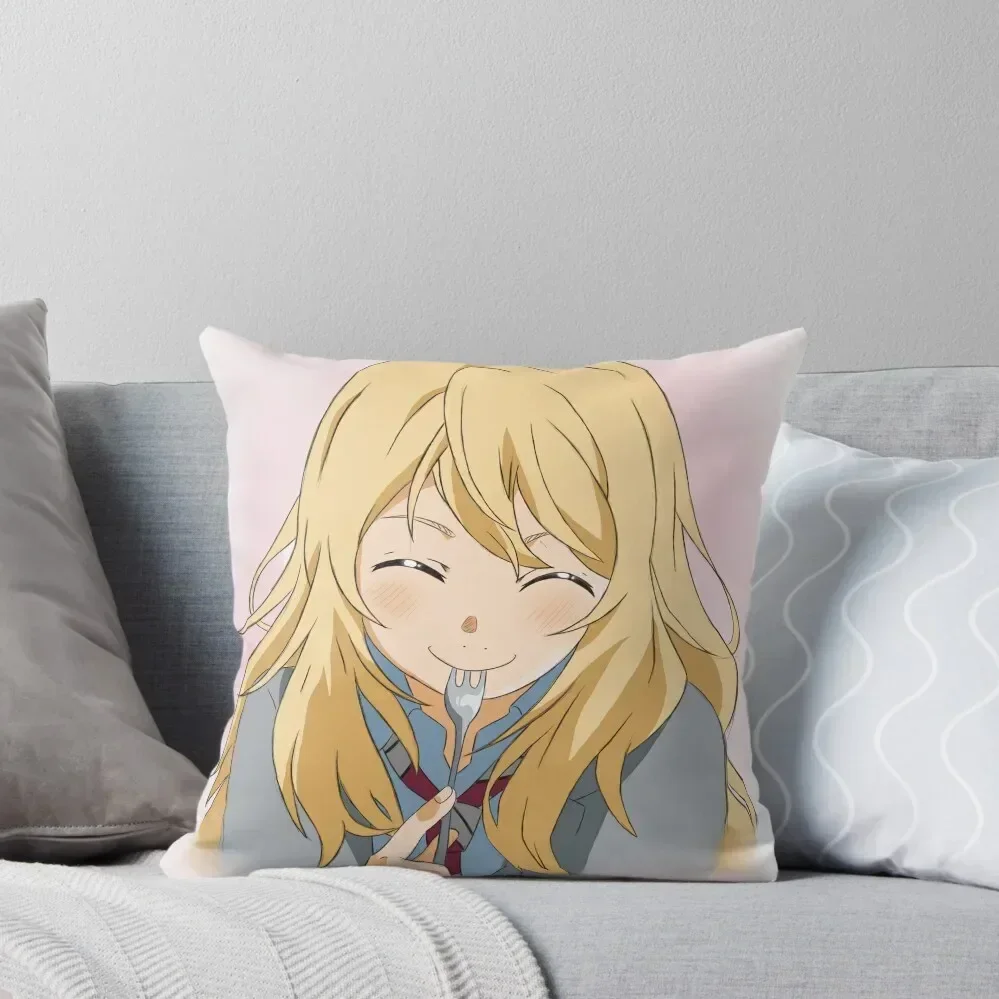 Kaori Miyazono Throw Pillow New year Sofa Pillow Cover pillow