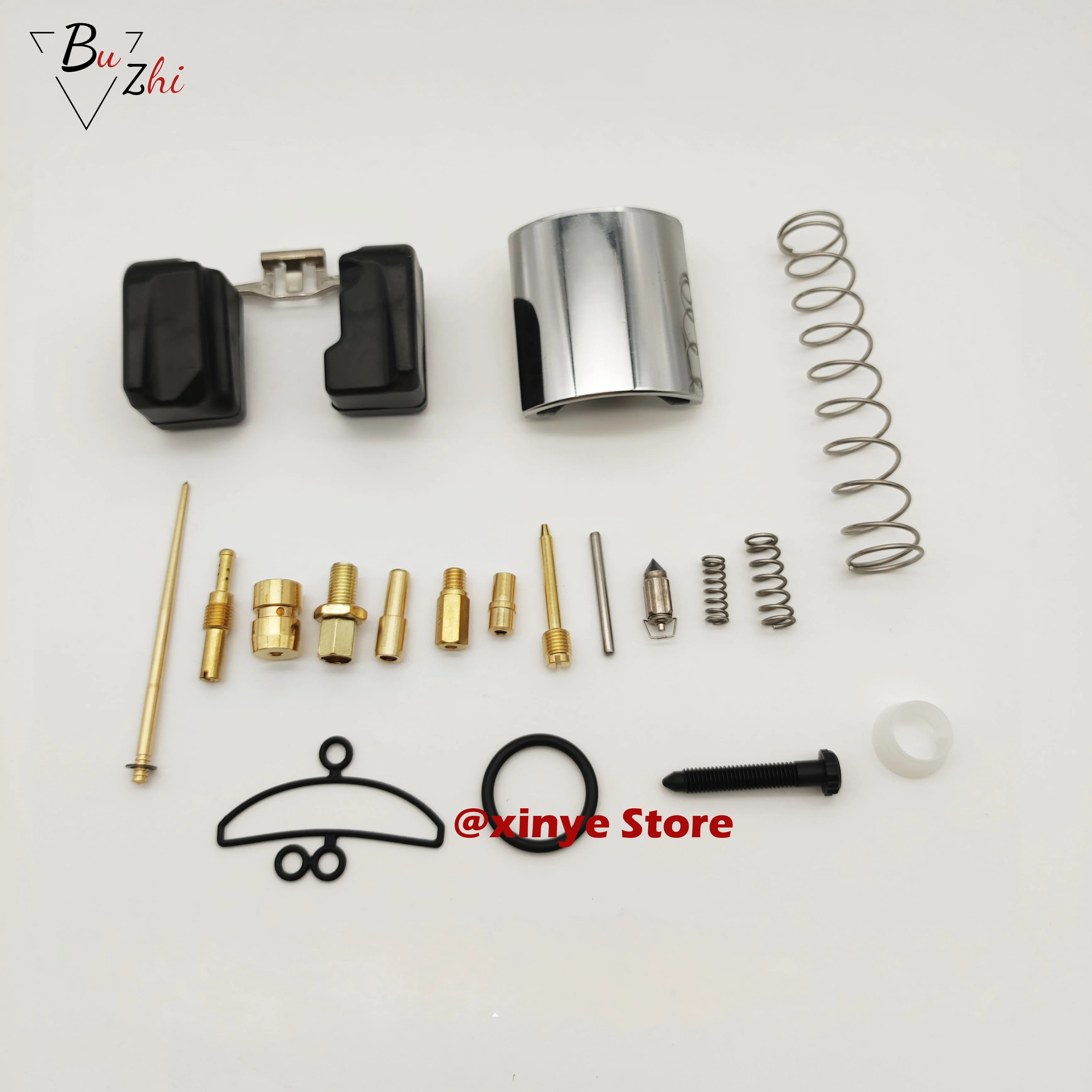 Motorcycle Carburetor repair kit with air screws ,valves,oil cup float for PWK 36 38  PWK38 Keihin KOSO OKO Mikuni Carburetor