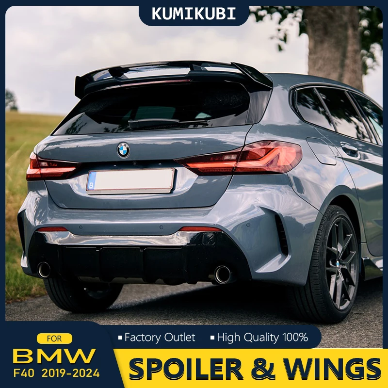 For BMW 1 Series F40 M135i Hatchback Rear Spoiler ABS Gloss Black Roof Trunk Tail Wing Car Accessories 2019 20 21 22 2023 2024