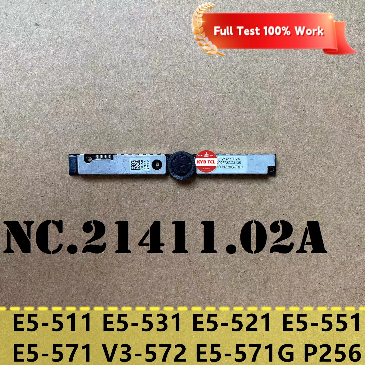 

For Acer Aspire E5-511 E5-531 E5-521 E5-551 E5-571 V3-572 E5-571G P256 Webcam Camera Board NC.21411.02A