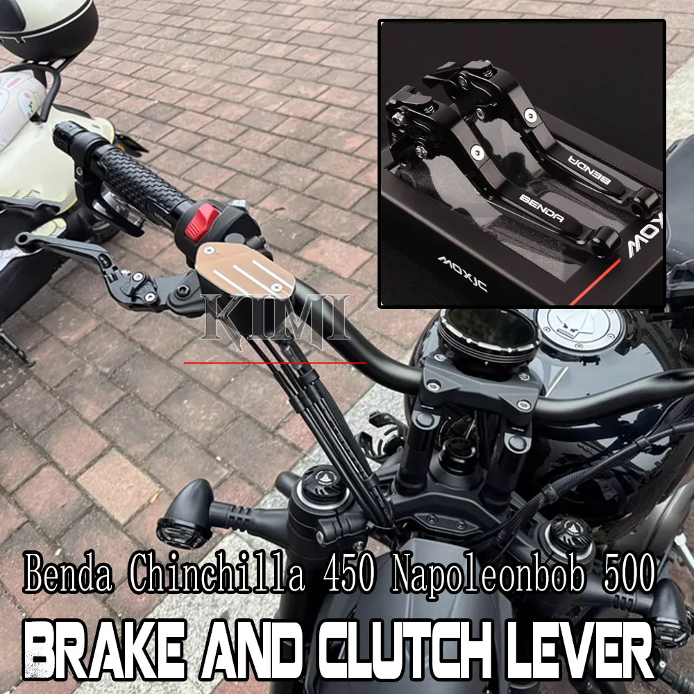 palancas-de-freno-y-embrague-ajustables-y-plegables-para-motocicleta-benda-napoleonbob-500-chinchilla-450-accesorios