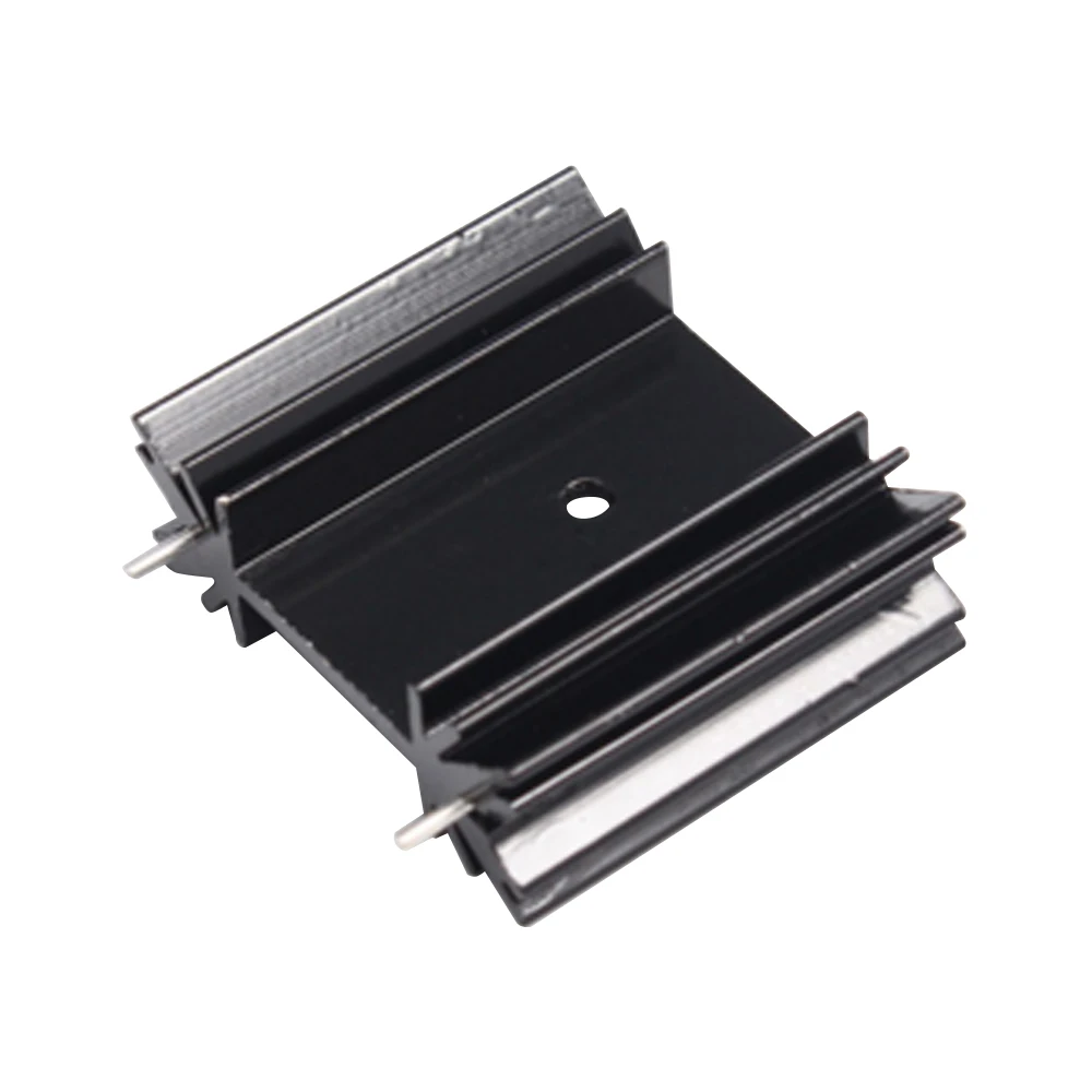 5PCS Aluminium Heatsink Radiator Cooler Radiator 34x38x12MM High Quality Black Heat Sink For Three-band Audio Regulator