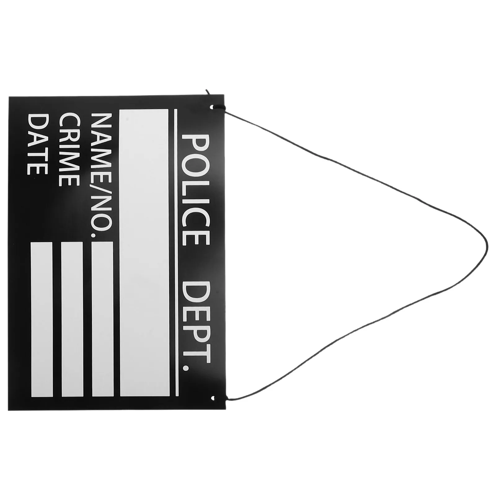 Prisoner Costume Nameplates 11.42x7.87 Prison Name Tag Convict Sign Prop Halloween Jail Themed Party Supplies Cosplay Photo