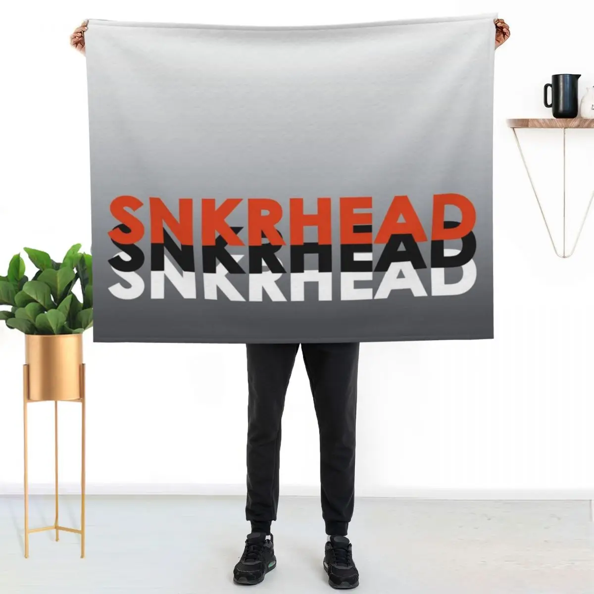 

SNKRHEAD - Sneakerhead Throw Blanket Spring Fall Cozy Throw Blanket for Couch
