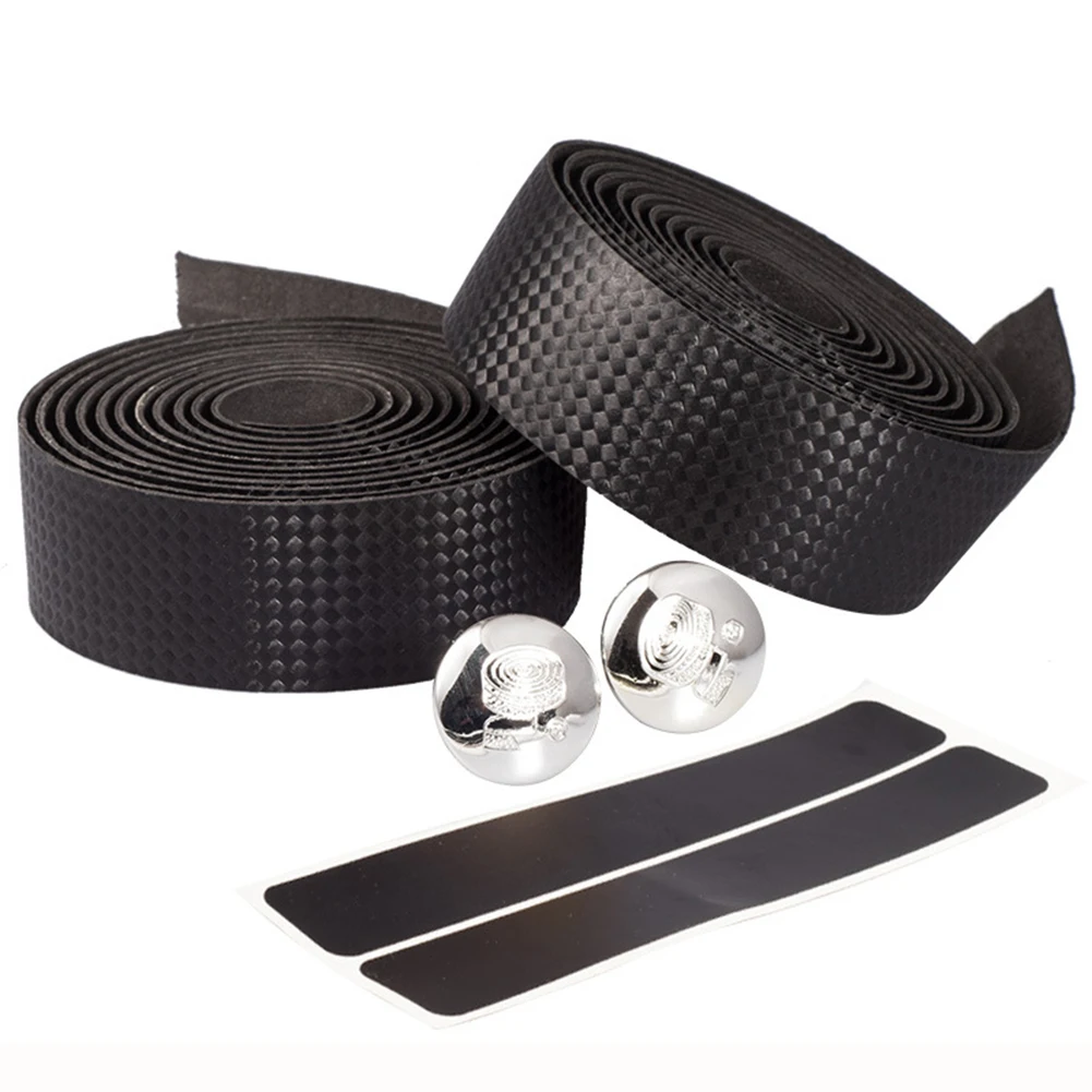 

Carbon Fiber Bike Handlebar Breathable and Anti Slippery Road Bike Handlebar Tape with Cushiony EVA Foam Liner