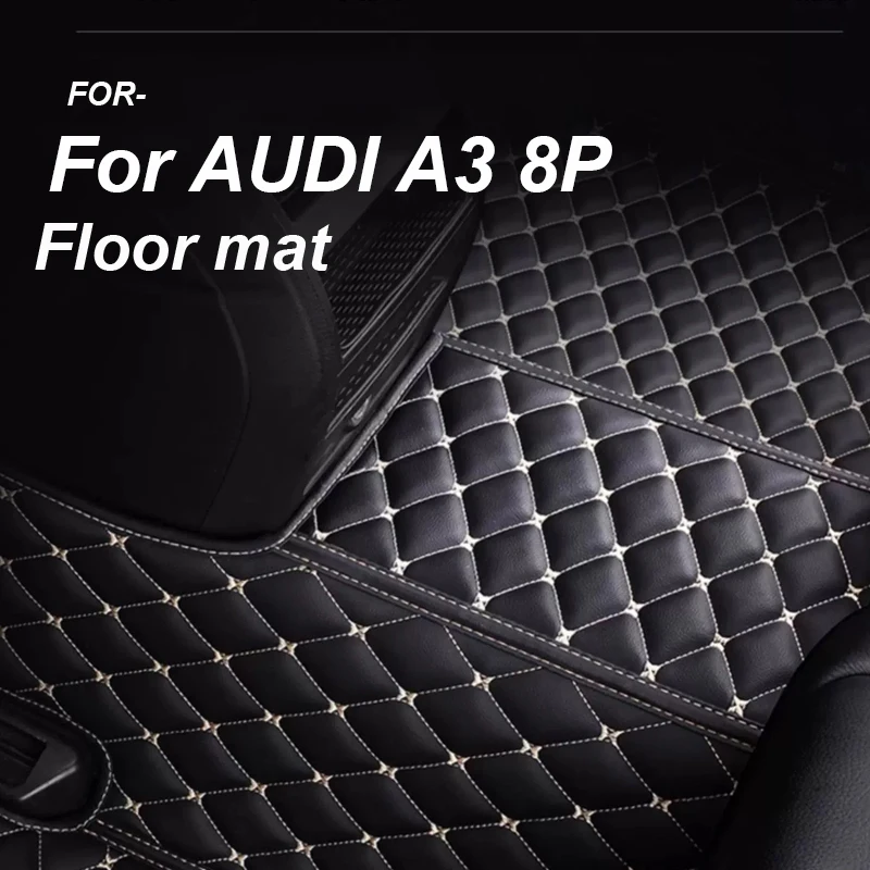 

LUXURY Car floor mats for AUDI A3 8P sportback 2008 2009 2010 2012 2013 Custom auto foot Pads automobile carpet cover