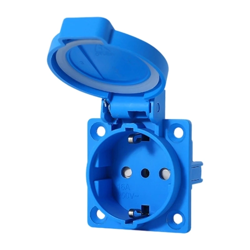  Industrial Wiring Connector Power Outlet Outdoor Electrical Socket with Safety Protections for Industrial Applications