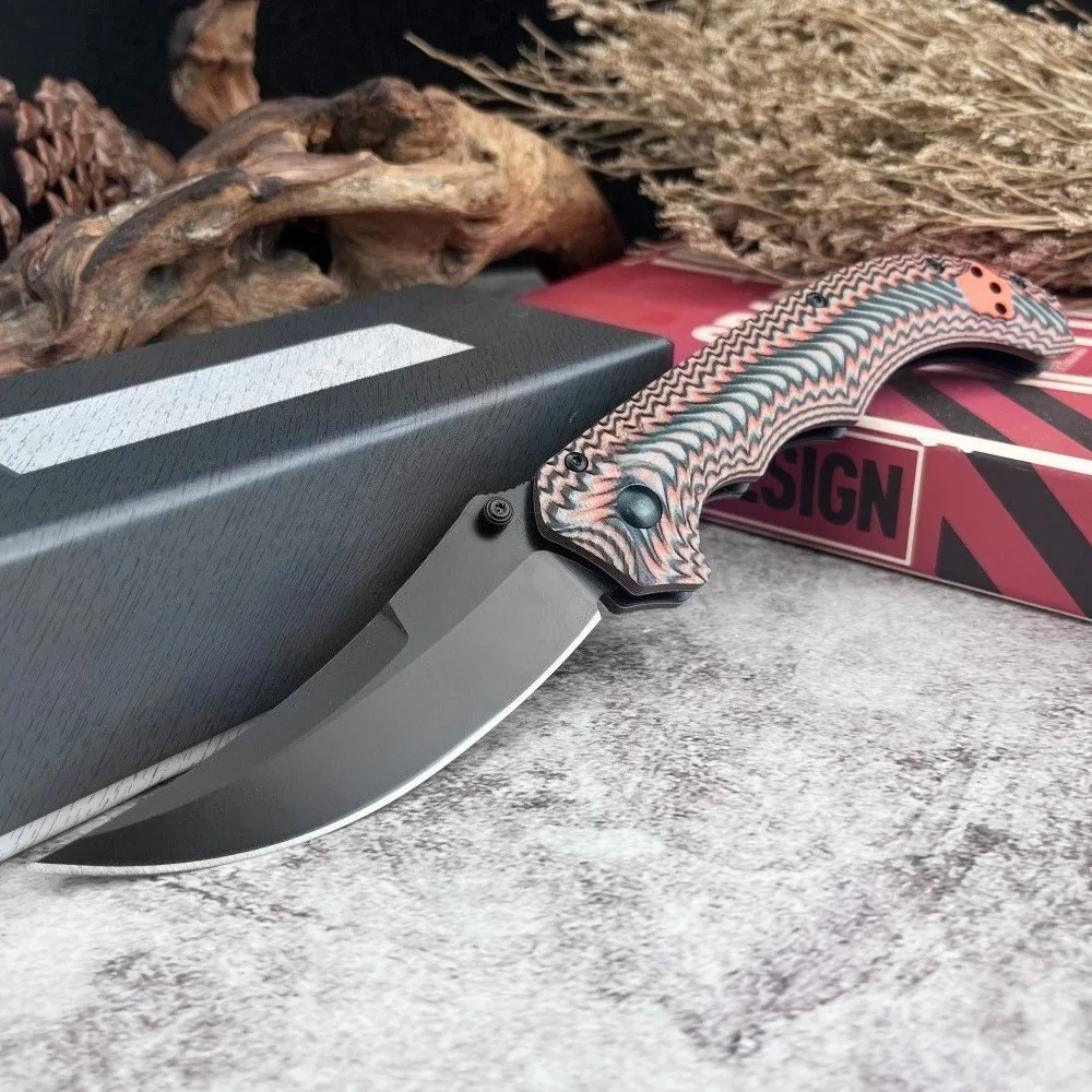 

BM 865 Folding Knife High Quality Sharp D2 Blade Portable Outdoor Camping Survival Pocket Knife Hiking Defense Hunting Tool