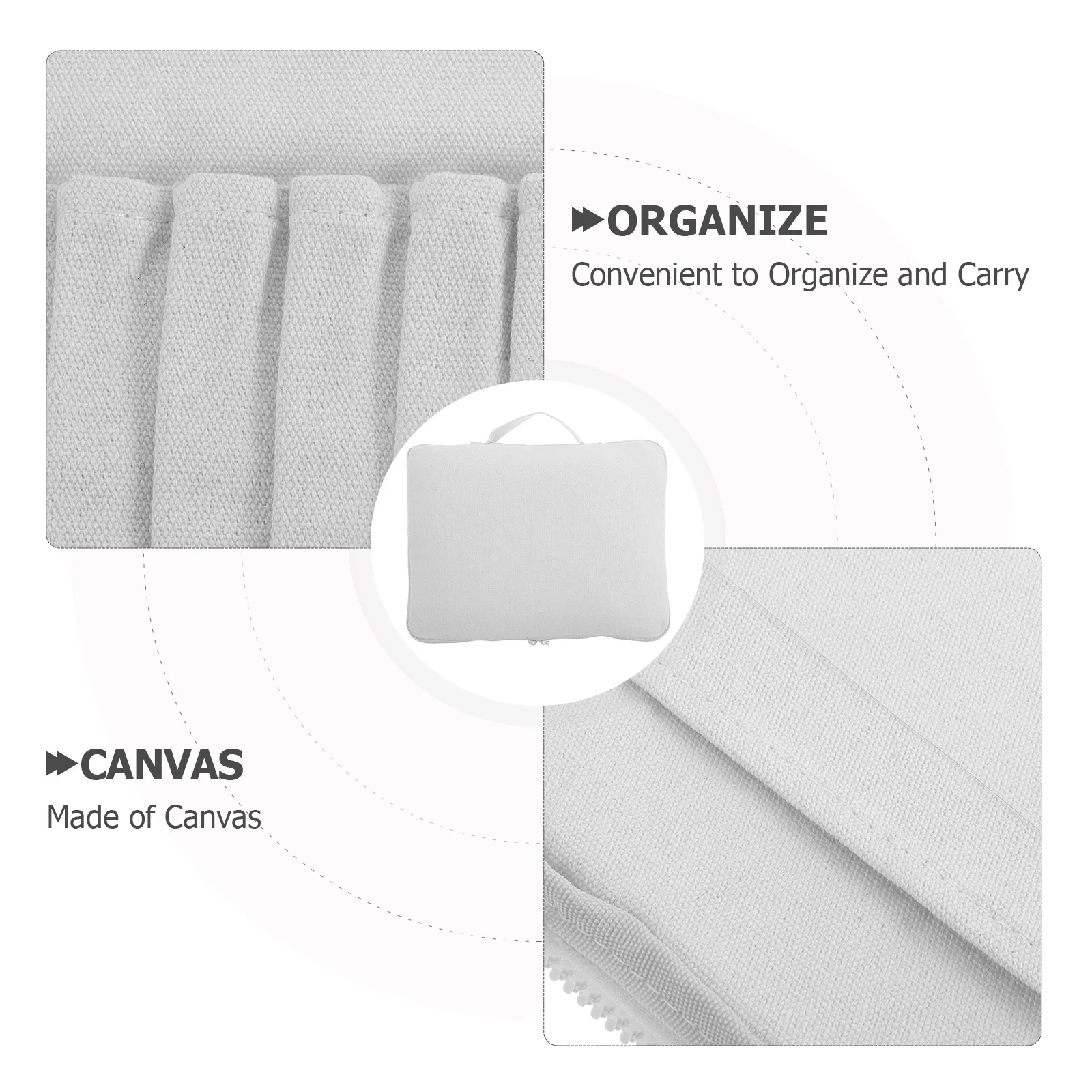 Детская холщовая сумка-органайзер для карандашей, большой вместительный пенал, школьная сумка для канцелярских принадлежностей, маркеры, ручки, товары для рукоделия, пенал для художника